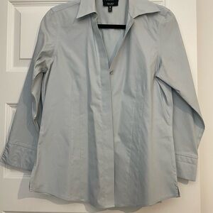 Foxcroft Light Blue Non-Iron Shirt